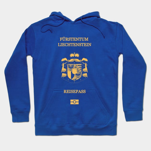 Liechtenstein Passport Hoodie by Travellers